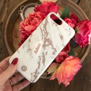 Rose gold marble loopy case iPhone 7/8 plus